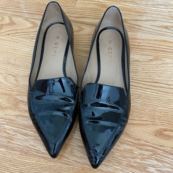 M. Gemi Shoes - Patent leather point toe flats